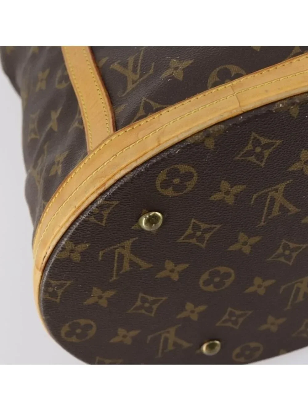 Authentic LOUIS VUITTON Monogram Bucket GM Shoulder Bag M42236 LV
